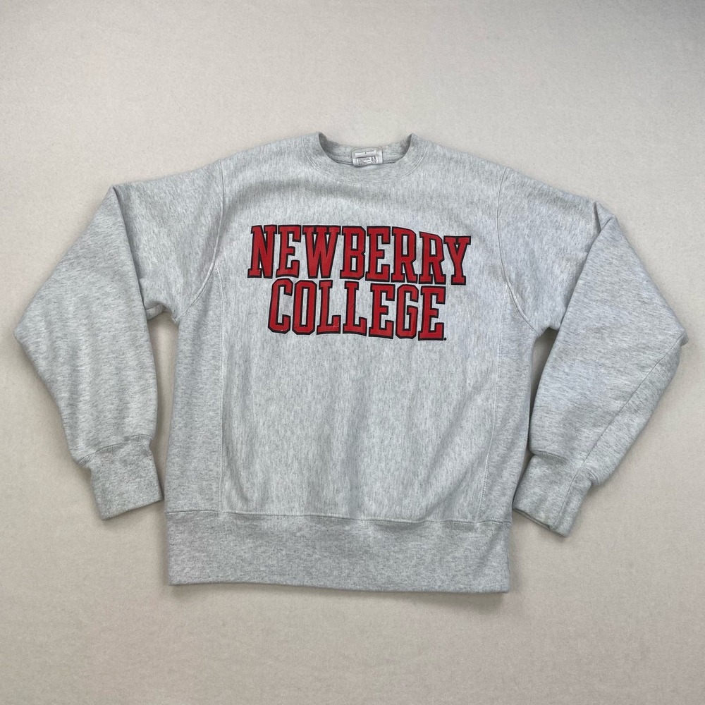 Champion Heather Gray Sweatshirt with Red College Print